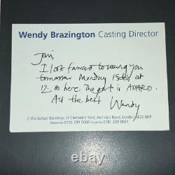 THE CLAIM 1999 Original Movie Script Casting Director Notes Wes Bentley COA