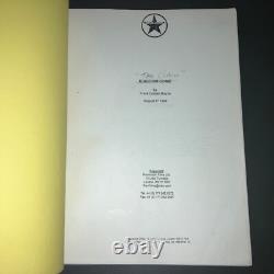 THE CLAIM 1999 Original Movie Script Casting Director Notes Wes Bentley COA