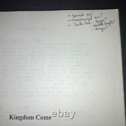 THE CLAIM 1999 Original Movie Script Casting Director Notes Wes Bentley COA