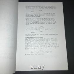 THE CLAIM 1999 Original Movie Script Casting Director Notes Wes Bentley COA