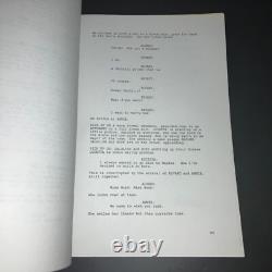 THE CLAIM 1999 Original Movie Script Casting Director Notes Wes Bentley COA