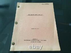 THE CREATURE WALKS AMONG US 1955 Universal Horror Film Screenplay Movie Script