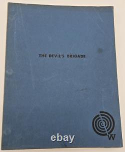 THE DEVIL'S BRIGADE / William Roberts 1967 Screenplay, William Holden war film