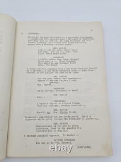 THE DEVIL'S BRIGADE / William Roberts 1967 Screenplay, William Holden war film
