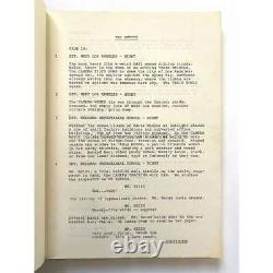 THE ENTITY Original Movie Script 145p+Shooting Schedule 9x12 in. 1982 Sidn