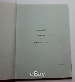 THE EXORCIST / William Peter Blatty 1972 Movie Script Screenplay, Horror Film