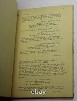 THE FROZEN GHOST / Bernard Schubert 1943 Movie Script Screenplay, Lon Chaney Jr