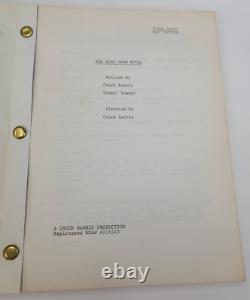 THE GONG SHOW MOVIE / Robert Downey Sr. 1979 Screenplay, Chuck Barris comedy