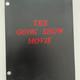 The Gong Show Movie / Robert Downey Sr. /chuck Barris 1979 Screenplay