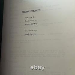 THE GONG SHOW MOVIE / Robert Downey Sr. /Chuck Barris 1979 Screenplay