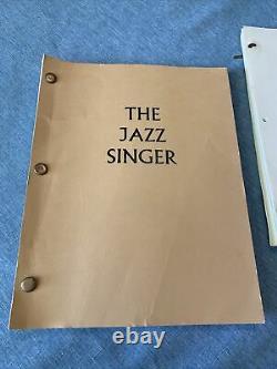 THE JAZZ SINGER (1980) Neil Diamond Movie (3) Original Scripts, Herbert Baker