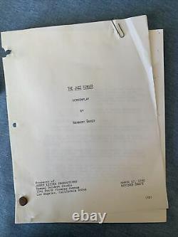 THE JAZZ SINGER (1980) Neil Diamond Movie (3) Original Scripts, Herbert Baker