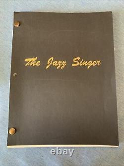 THE JAZZ SINGER (1980) Neil Diamond Movie (3) Original Scripts, Herbert Baker