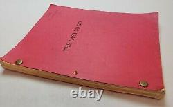THE LAST TO GO / William Hanley 1991 TV Movie Script, Rand Richards Cooper book