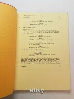 THE LAST TO GO / William Hanley 1991 TV Movie Script, Rand Richards Cooper book
