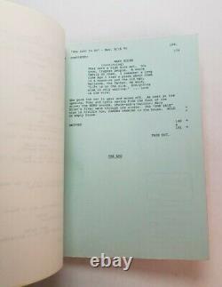THE LAST TO GO / William Hanley 1991 TV Movie Script, Rand Richards Cooper book