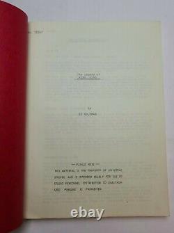 THE LEGEND OF KING KONG / Bo Goldman 1975 Unproduced Movie Script Screenplay