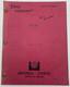 The Legend Of King Kong / Bo Goldman 1975 Unproduced Screenplay Movie Script
