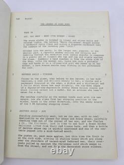 THE LEGEND OF KING KONG / Bo Goldman 1975 Unproduced Screenplay Movie Script