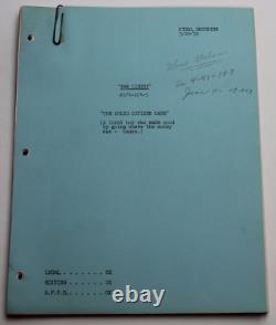 THE LINEUP / 1959 TV Series Script, From the Film Noir writer, Irwin Gielgud