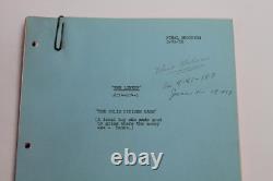 THE LINEUP / 1959 TV Series Script, From the Film Noir writer, Irwin Gielgud