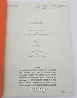 THE LONELY GUY / Ed. Weinberger 1983 Movie Script Screenplay, Steve Martin film