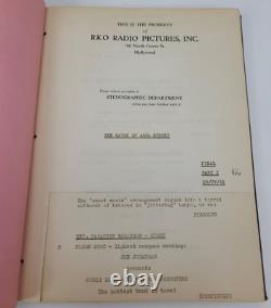 THE MAYOR OF 44TH STREET / Lewis R. Foster 1941 Screenplay, Anne Shirley film