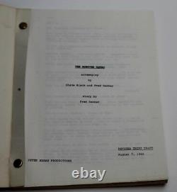 THE MONSTER SQUAD / Fred Dekker 1986 Movie Script Count Dracula and his monsters