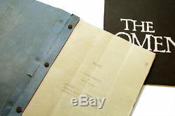 THE OMEN Movie Production Script 1976 Richard Donner Gregory peck press kit