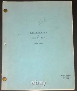 THE PATRIOT ('86) Final Rev Script Crown Intl Navy Seal Nuclear Threat + COA
