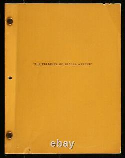 THE PRISONER OF SECOND AVENUE Original Movie Script 1973 NEIL SIMON Jack Lemmon