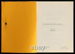 THE PRISONER OF SECOND AVENUE Original Movie Script 1973 NEIL SIMON Jack Lemmon