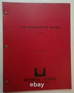 THE PRISONER OF ZENDA / Dick Clement 1978 Screenplay, Peter Sellers comedy film