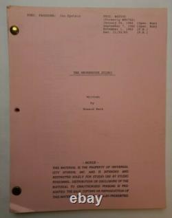 THE RED-LIGHT STING / Howard Berk 1983 TV Movie Script, Farrah Fawcett thriller