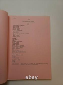 THE RED-LIGHT STING / Howard Berk 1983 TV Movie Script, Farrah Fawcett thriller