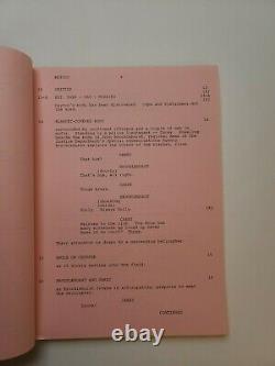 THE RED-LIGHT STING / Howard Berk 1983 TV Movie Script, Farrah Fawcett thriller