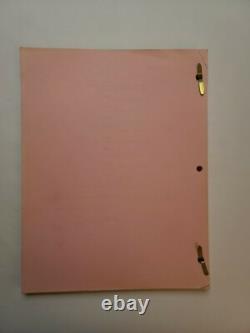 THE RED-LIGHT STING / Howard Berk 1983 TV Movie Script, Farrah Fawcett thriller