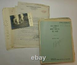 THE RIVER / Jean Renoir 1951 Screenplay personally used by Film Editor PARTIAL