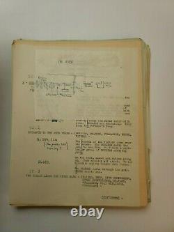 THE RIVER / Jean Renoir 1951 Screenplay personally used by Film Editor PARTIAL