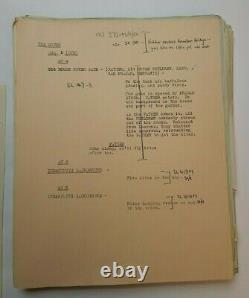 THE RIVER / Jean Renoir 1951 Screenplay personally used by Film Editor PARTIAL