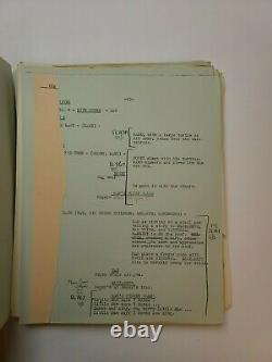 THE RIVER / Jean Renoir 1951 Screenplay personally used by Film Editor PARTIAL