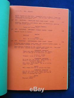 THE ROCK Original Screenplay MICHAEL BAY Film with SEAN CONNERY & NICHOLAS CAGE