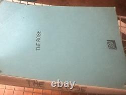 THE ROSE (12/21/78) Revised Movie Script Vintage copy Biopic