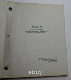 THE RUNNING MAN, Steven E de Souza 1985 SciFi Movie Script Arnold Schwarzenegger