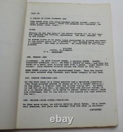 THE RUNNING MAN, Steven E de Souza 1985 SciFi Movie Script Arnold Schwarzenegger