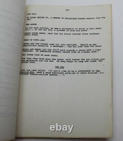 THE RUNNING MAN, Steven E de Souza 1985 SciFi Movie Script Arnold Schwarzenegger