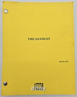 THE SANDLOT / Robert Gunter 1992 Screenplay Cult Classic baseball adventure film