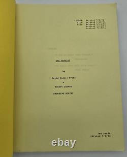 THE SANDLOT / Robert Gunter 1992 Screenplay Cult Classic baseball adventure film