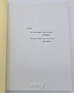 THE SANDLOT / Robert Gunter 1992 Screenplay Cult Classic baseball adventure film