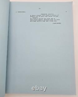 THE SANDLOT / Robert Gunter 1992 Screenplay Cult Classic baseball adventure film